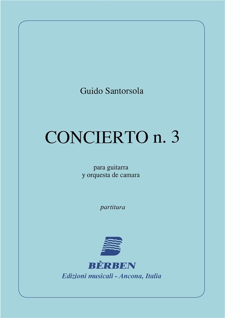 Concierto N 3 Partitura